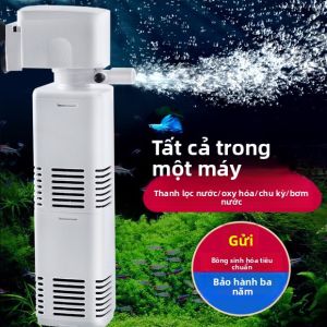 MONLEYTA | Bơm Lọc Hồ Cá Siêu Yên Tĩnh Nhỏ với Oxy Hóa và Làm Sạch Nước
