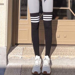 Non-Slip Yoga Socks Womens Long Tube over Knee Spring Autumn Indoor Sports Slimming Pure Cotton Jump Rope Pilates Training High Tube Socks