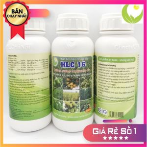 PHÂN BÓN HỮU CƠ CAO CẤP HLC 16 - PHÂN BÓN LÁ KÍCH MẦM KÍCH CHỒI DƯỠNG TRÁI CHO CÂY ĂN QUẢ HOA CÂY CẢNH RAU MÀU- 500ML