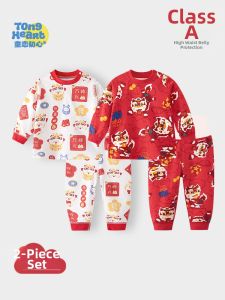 TONGLIANCHUXIN | Festive Red Infant Separates Set