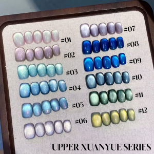 MIANEL 12ML 1-20pcs Summer Nails 2025 New Aurora Broken Diamond Nail Polish Silk Polarized Fine Crystal Cat Eye Gel Polish