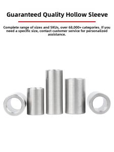 Long Cylinder Sleeve Bearing Steel Screw Hollow Cylindrical Sleeve M2M3M4M5M6-M20 Stainless Steel Axle Sleeve Hardware Tools