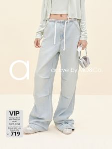 MO&Co. | Active Series Denim Wide Leg Pants