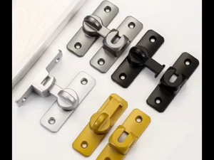 90/180 Degree Universal Door Latch Anti-theft Flip Right Angle Sliding Door Hasp Lock