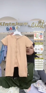 CUIT Nobu Playsuit Zipper - Colorful Printed Playsuit Baby - Jumper Romper Onesies Bayi Baju Terusan Resleting Anak 3 Bulan - 2 Tahun