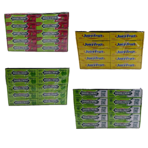 Wrigleys Doublemint - [ Peppermint / Juicy Fruit / Spearmint / Strawberry ] 20x13.5g