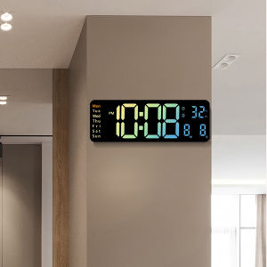 นาฬิกาตั้งโต๊ะ LED ขนาดใหญ่ มีแสงกลางคืน นาฬิกาติดผนัง นาฬิกาตั้งโต๊ะ นาฬิกาแจ้งเตือน นาฬิกาตั้งโต๊ะแบบนับถอยหลังแบบดิจิตอล