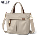 GOLF QUALITY Large Capacity Women's Shoulder Bag Multi-Functional Commuter Bag Waterproof Nylon Sling Bag Female Shoulder Crossbody Bag Fashionable Casual Versatile Tote Bag. 