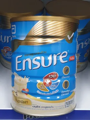 Ensure Vanilla เอนชัวร์อาหารสูตรครบถ้วน กลิ่นวนิลา 850g Ensure Complete and balanced nutrition vanilla 850g Promotion
