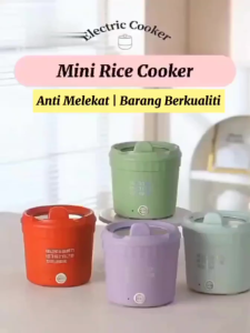 SG🏆1.5L Mini Electric Cooker Household Multi-function Electric Hot Pot Non-stick Pot Student Dormitory Small Skillet Frying Pan