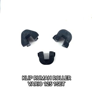 KLIP RUMAH ROLLER VARIO 125 - Slider / piece slide Roler HONDA VARIO 125 / 150 (Harga per set isi 3)