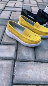BARU!!!  Sepatu Kulit Slip-On Wanita LC Import Shoes (J) W102 Sepatu Wanita ImportKulitAsli  Slip On Wanita Terkeren (+Box) Import