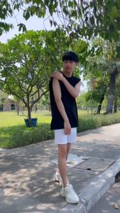 เสื้อยืดแขนกุด Oversize / Top Tank ผ้า Premium Cotton 100% แบรนด์ BSizeU 10 สี สัมผัสนุ่มสบาย ไม่ขึ้นขน