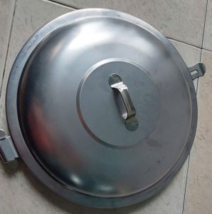 Nắp đậy bồn nước inox ngang Sơn Hà đường kính 38cm (380mm) có pát gài chính hãng tại TPHCM