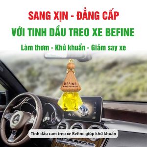 Tinh dầu cam treo xe Befine