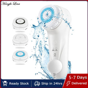 Hengfa Lina Rechargeable Ultrasonic Facial Cleansing Brush Pore Deep Cleaning Face Cleaner Electric Blackhead Remove Massager Spa Machine