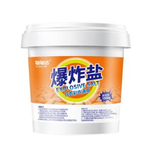 Material Cleaning Salt Fizzer Laundry Stain Removal Strong Anti-Yellow Whitening Bleacher White Clothes Color Clothes Neutral Colored and Bleached Bubble Powder