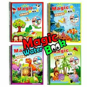 ลดแรงส่งท้ายปี สมุดระบายสีน้ำ ไม่มีสารเคมี ไม่เลอะ พร้อมส่งในไทย