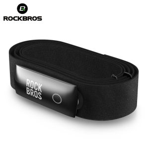 ROCKBROS Cycling Smart Heart Rate Sensor Sports ANT+ Bluetooth Rechargeable Heart Rate Monitor Bike Accessories