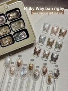 Bộ Sơn Gel Màu Milky Way 9 Màu Bền Lâu Bóng Cao Nhiều Màu Sắc - Bai Zhou Yin He