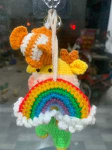 Móc khoá cầu vồng mini siêu xinh