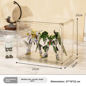WEIAI | Transparent Dustproof Handheld Display Rack for Dolls and Collectibles