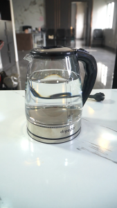 Dreepor Electric Kettle 1.8L Electric Heater Glass Material Easy Fast Boiling and Convenient