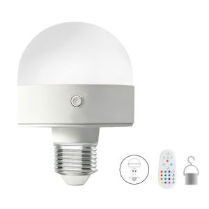 【Alloet】 Energy-Efficient LED Bulb 2500mAh Rechargeable with 3 Color Settings for Wall Sconce