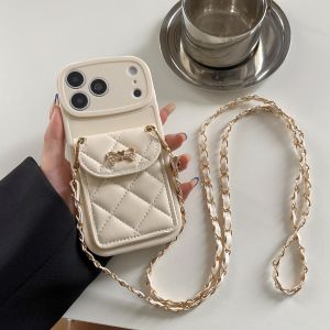 szhaiyu | Crossbody Leather Card Holder Wallet Phone Case for IPhone 17 Air 17 16 15 14 Plus 13 12 11 Pro Max Shockproof Protection Cover