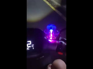 Mini Wind Power Generation Airplane Wind Powered Rotating LED Colorful Lights Airplane Decor