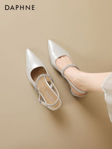 Daphne | Elegant French Style High Heels Sandals with Crystal Decorations