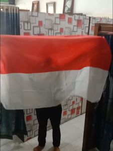 Bendera Merah Putih Ukuran: 60cm x 90cm, 80cm x 120cm, 90cm x 150cm & 130cm x 180cm