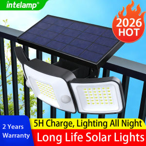 Solar Lights Outdoor with 3 Modes Motion Sensor Super Bright Wall Lamp IP65 Waterproof Street Light for Garden Yard Path Garage