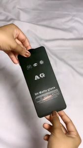 Tempered Glass Matte Anti Glare Infinix Hot 40i Free Tempered Camera dan Skin