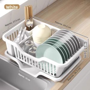 NIANXU | Kitchen Dish Drain Basket & Storage Rack
