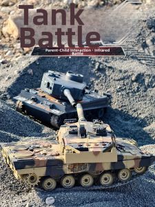 XIONGDITANK | Mini RC Infrared Battle Tank Car 1:22