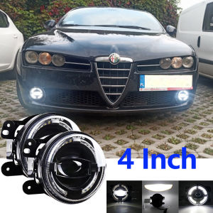 4-Inch LED Fog Lights 60W High-Intensity Off-Road Fog Lamp for Driving for 2007-2018 Jeep Wrangler Unlimited JK