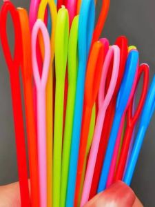 Thắt Lưng Nhựa Cỡ Lớn Đục Lỗ Kim Dệt Áo Len Kim Thêu Kim Dệt Kim Dệt Nhiều Màu Kim Thêu Nhiều Màu