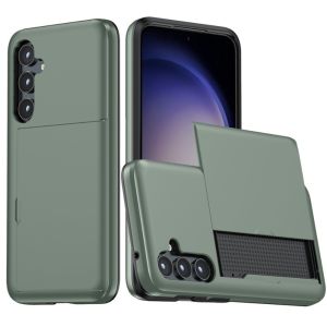For Samsung S25 Edge S24 Ultra S23 S21 FE S22 Plus + A56 A55 A36 A16 5G Wallet Phone Case with Hidden Card Slot Holder Cover