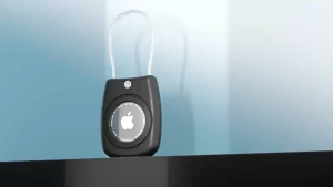 Waterproof Airtag Case Secure Tracker Holder Anti-Lost Shockproof Protective Case with Lock for AirTag