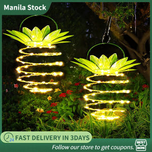 Pineapple Solar Lanterns Solar Hanging Lantern Outdoor Decorative Light Waterproof Lamp for Garden Yard Tree Porch Lawn