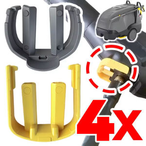 4ชิ้นล้างรถตัวเชื่อมต่อเครื่องล้างรถหัวต่อคอมพิวเตอร์หัวเข็มขัดเครื่องซักผ้าอัตโนมัติ C คลิปอะไหล่สำหรับ Karcher K2 K3 K7