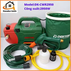 Máy rửa xe áp lực cao Dekton DK-CWR2950công suất 2950W chỉnh áprửa xe máyô tô
