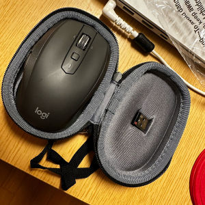 Kotak Organizer Pelindung Mouse Portabel Mouse Perjalanan Keras Ritsleting Cocok Untuk Logitech Mx Anywhere 1 2 3 Generation 2S