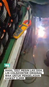 TERMURAH MESIN LAS MMA120 LIN COLNZONTER 450W BERGARANSI