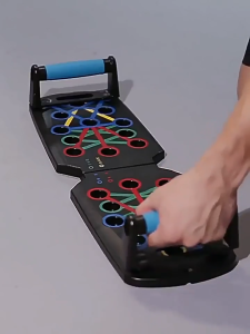 28-in-1 Folding Push-up Board Push-up board home fitness equipment equipment for practising chest shoulder back and abdominal muscles foldable storage push-up board