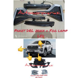PAKET DRL INNOVA ZENIX SEIN RUNNING MODEL ORI+ FOGLAMP LED COMPLETE OEM