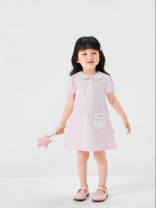Purcotton | Cool Touch Water Gloss Cotton Girls Dress