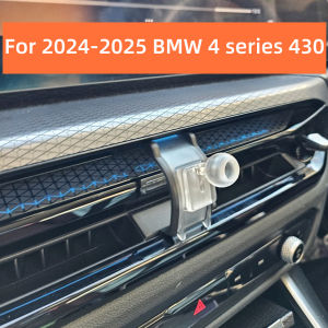 Car Phone Holder For 2024 2025 BMW 4 Series 430i Air Vent Exclusive Base GPS Stand Magnetic Charger Interior Accessories