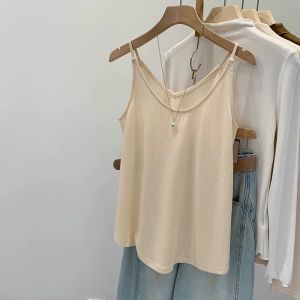QIAOCHENXIAN | Loose Cotton Linen Sleeveless Tank Top for Plus Size Women